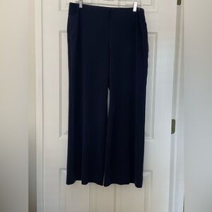 Chico’s Pants Womens 2.5 Wide Leg Stretch Pull On Career Work Regular Fit 36x30